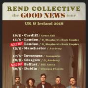 Rend Collective Announce Guvna B To Join Them For The Good News UK & Ireland Tour