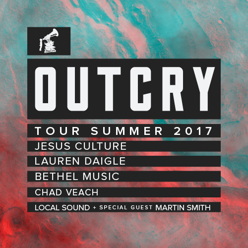 Jesus Culture, Lauren Daigle, Bethel Music & Martin Smith For OUTCRY Summer Tour 2017 