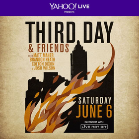Third Day To Perform Live Online Concert With Yahoo! Live/Live Nation