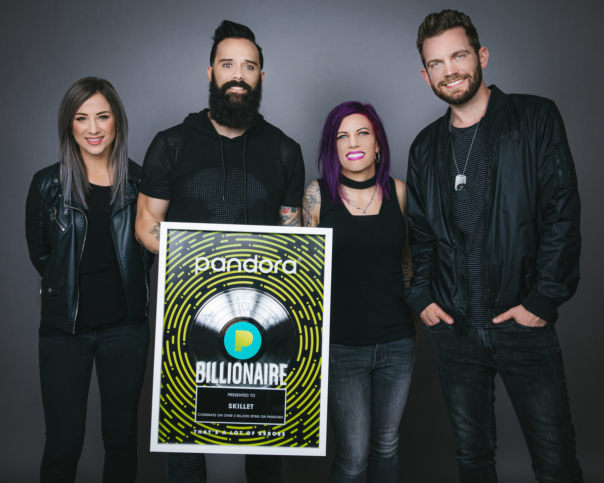Skillet Reach Two Billion Streams As 'Feel Invincible' Reaches Platinum Certification