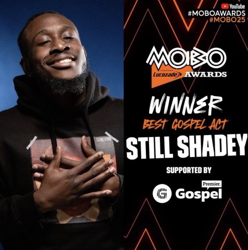 Still Shadey Wins MOBO Award For Best Gospel Artist 2022