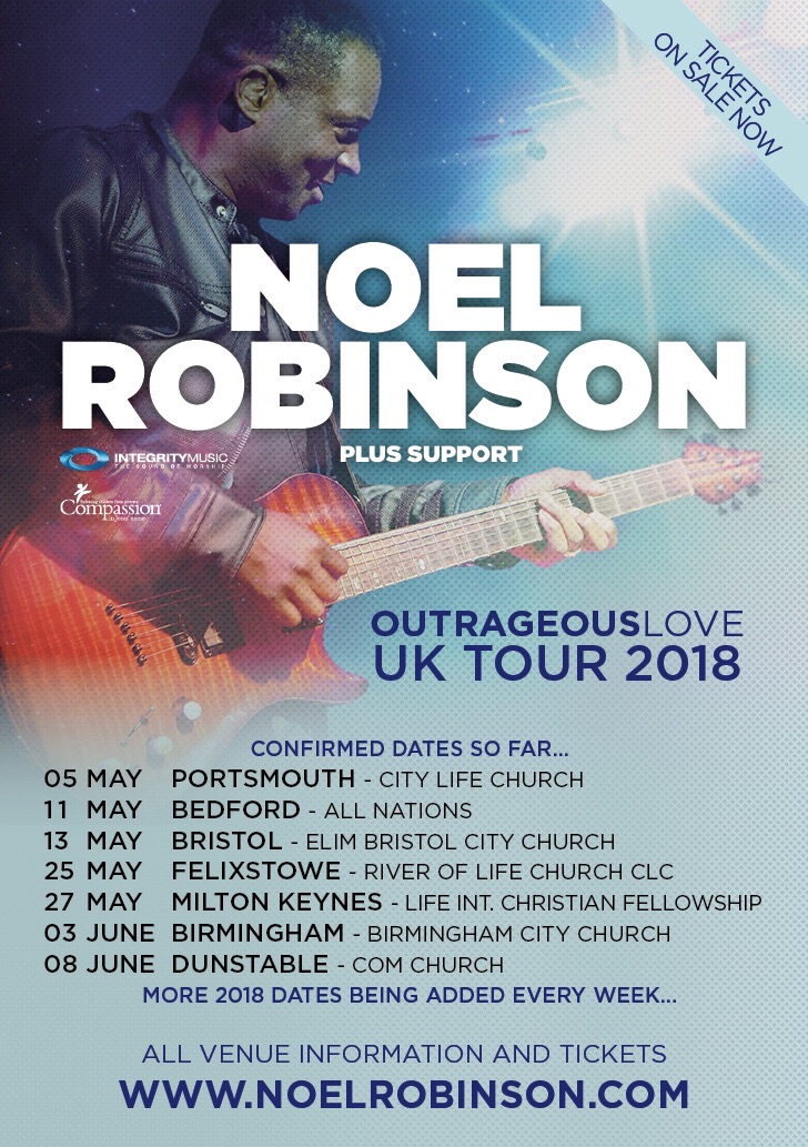 Noel Robinson Announces Outrageous Love UK Tour