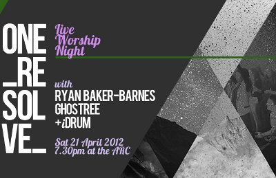 Ryan Baker-Barnes & Ghostree To Perform At One Resolve Worship Night In Dudley
