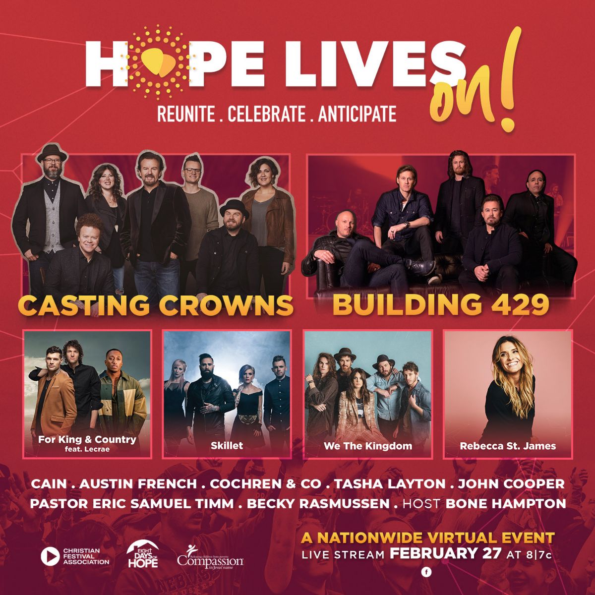 The Christian Festival Association to Present the 'Hope Lives On' Virtual Festival Today