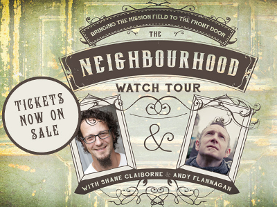 Shane Claiborne & Andy Flannagan In Neighbourhood Watch UK Tour